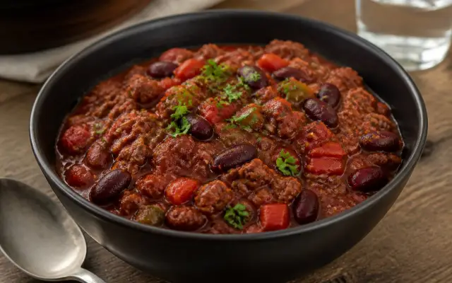 Chili con carne étudiant : facile, rapide et pas cher