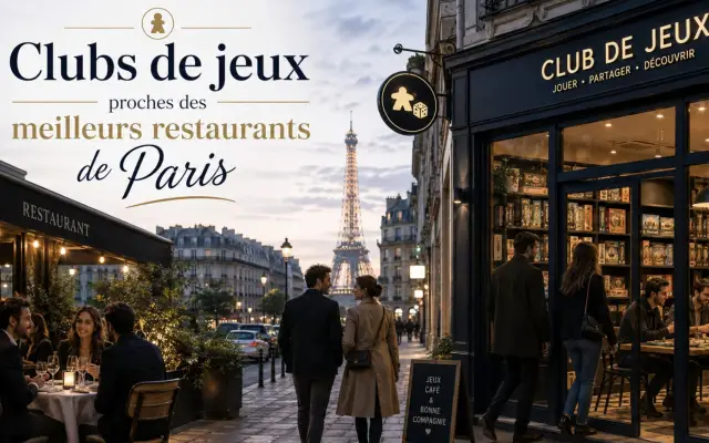 Clubs de jeux proches des meilleurs restaurants de Paris