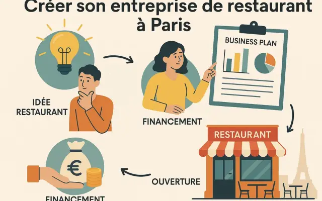 Créer son entreprise de restaurant à Paris : guide complet pour réussir en 2025
