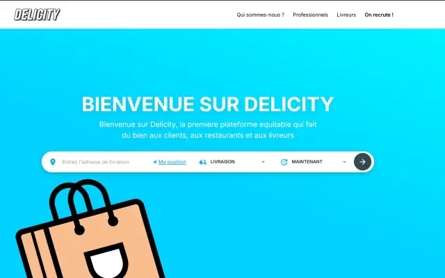 Delicity : Révolutionner la livraison de repas en France en réduisant les commissions