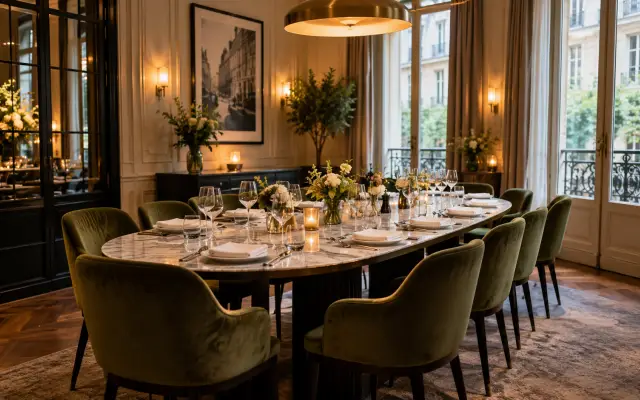 Salon privé de restaurant à Paris : capacité, acoustique et conditions de réservation