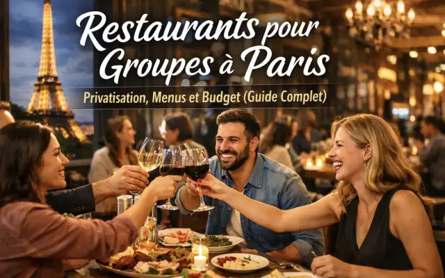 Restaurants pour Groupes à Paris : Privatisation, Menus et Budget (Guide Complet)