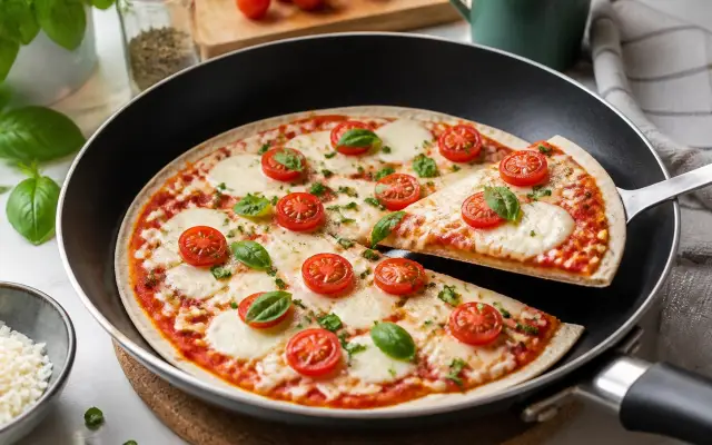 Tortilla pizza express à la poêle