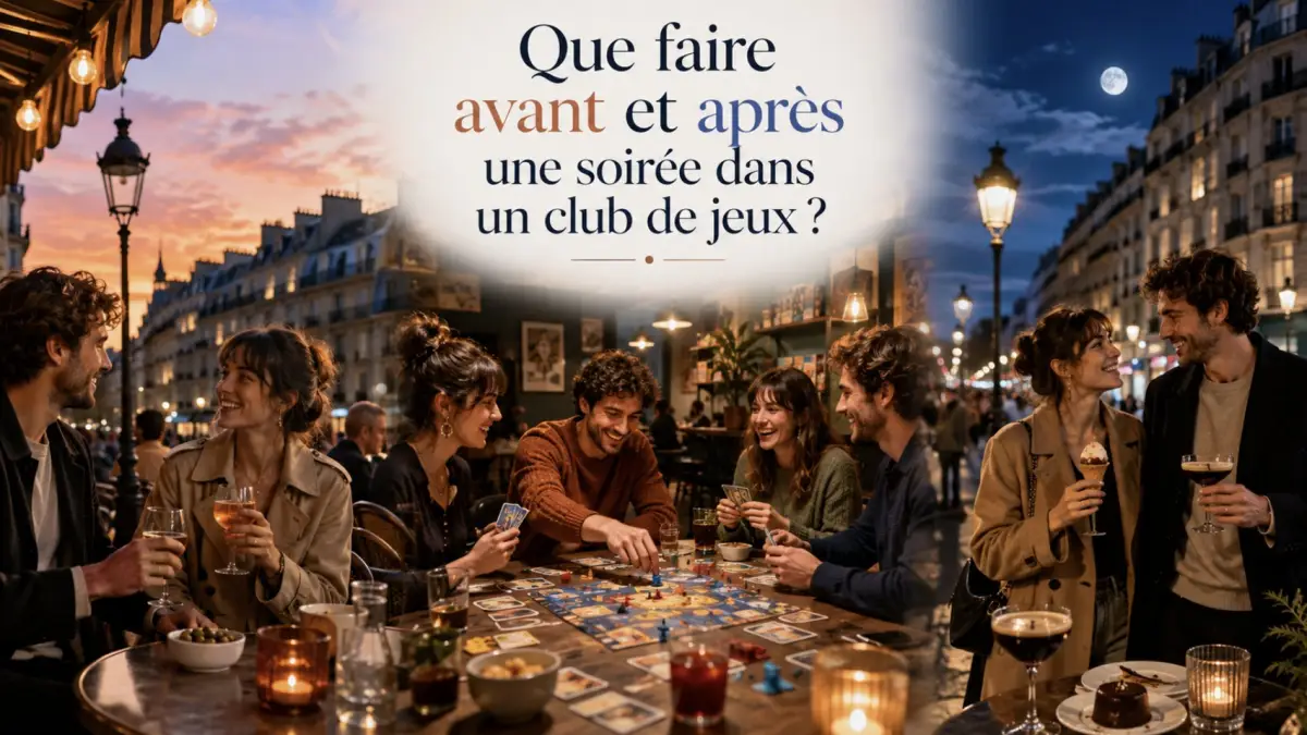Que faire avant et après une soirée dans un club de jeux ? - article FoodyParis
