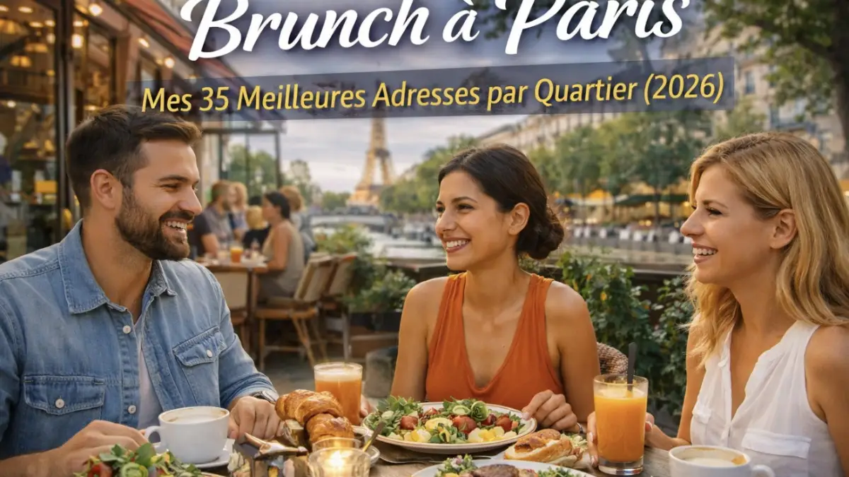 Brunch à Paris : Mes 35 Meilleures Adresses par Quartier (2026) - article FoodyParis