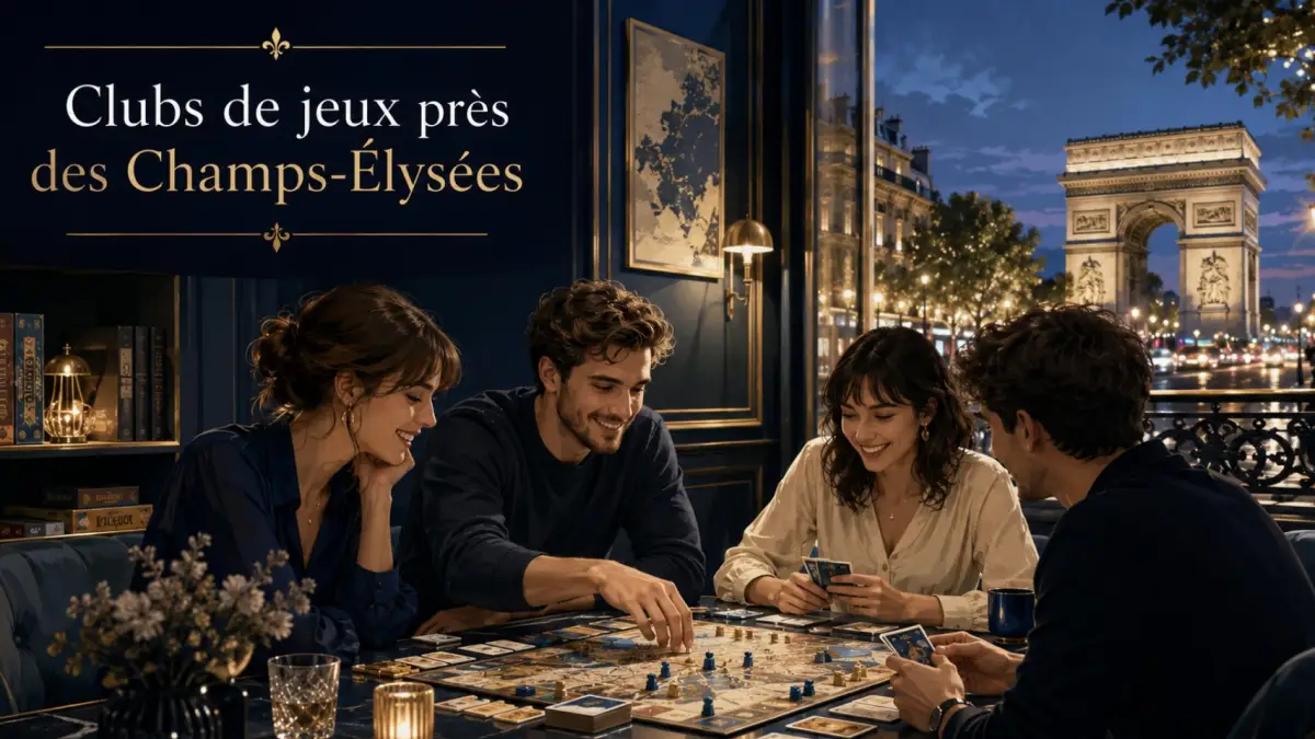 Clubs de jeux près des Champs-Élysées - article FoodyParis