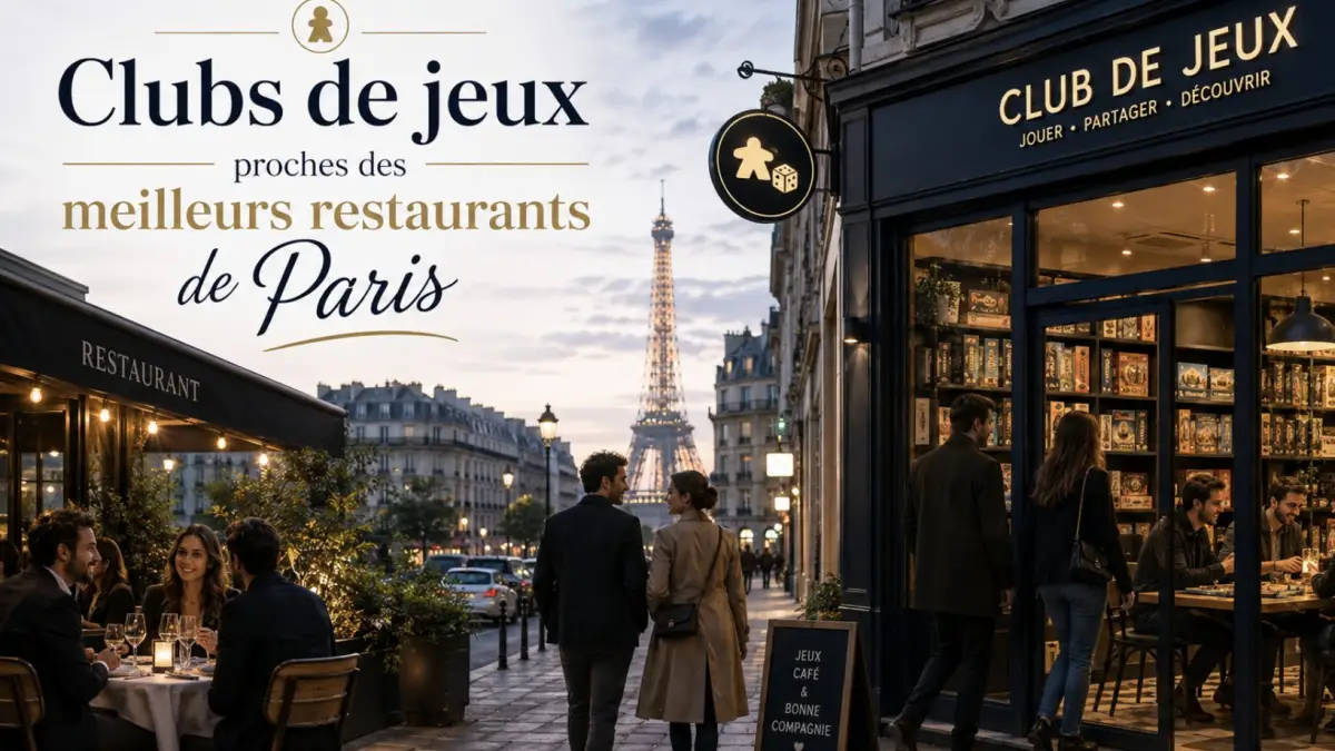 Clubs de jeux proches des meilleurs restaurants de Paris - article FoodyParis