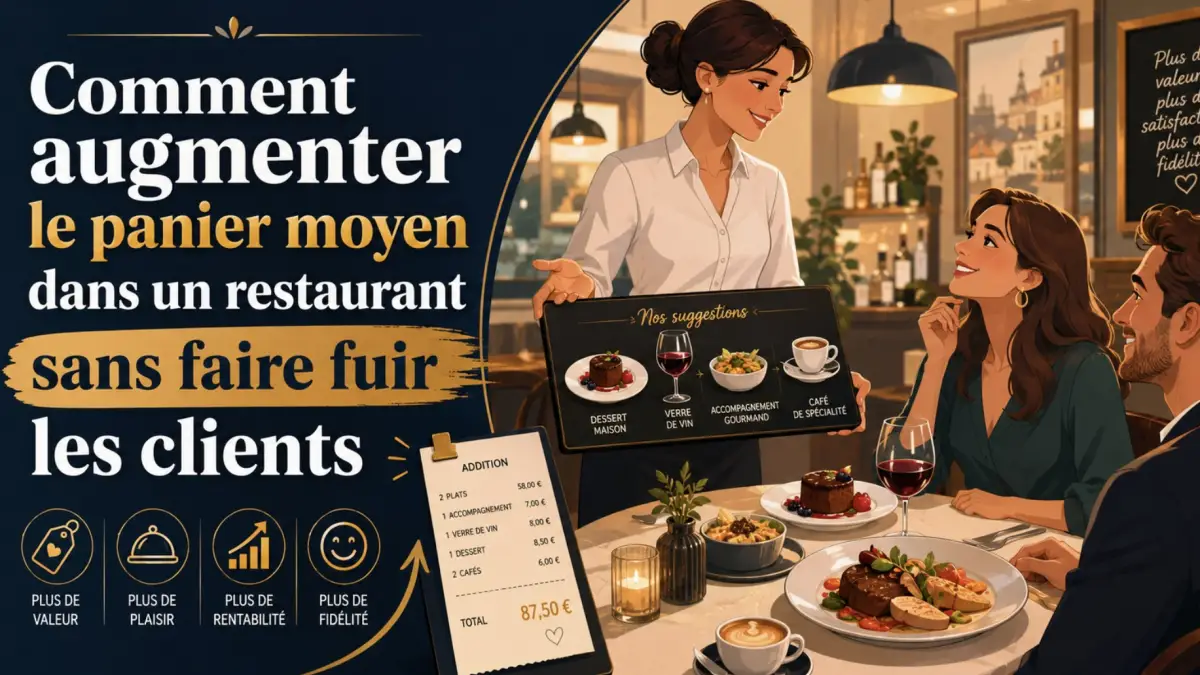 Comment augmenter le panier moyen dans un restaurant sans faire fuir les clients - article FoodyParis