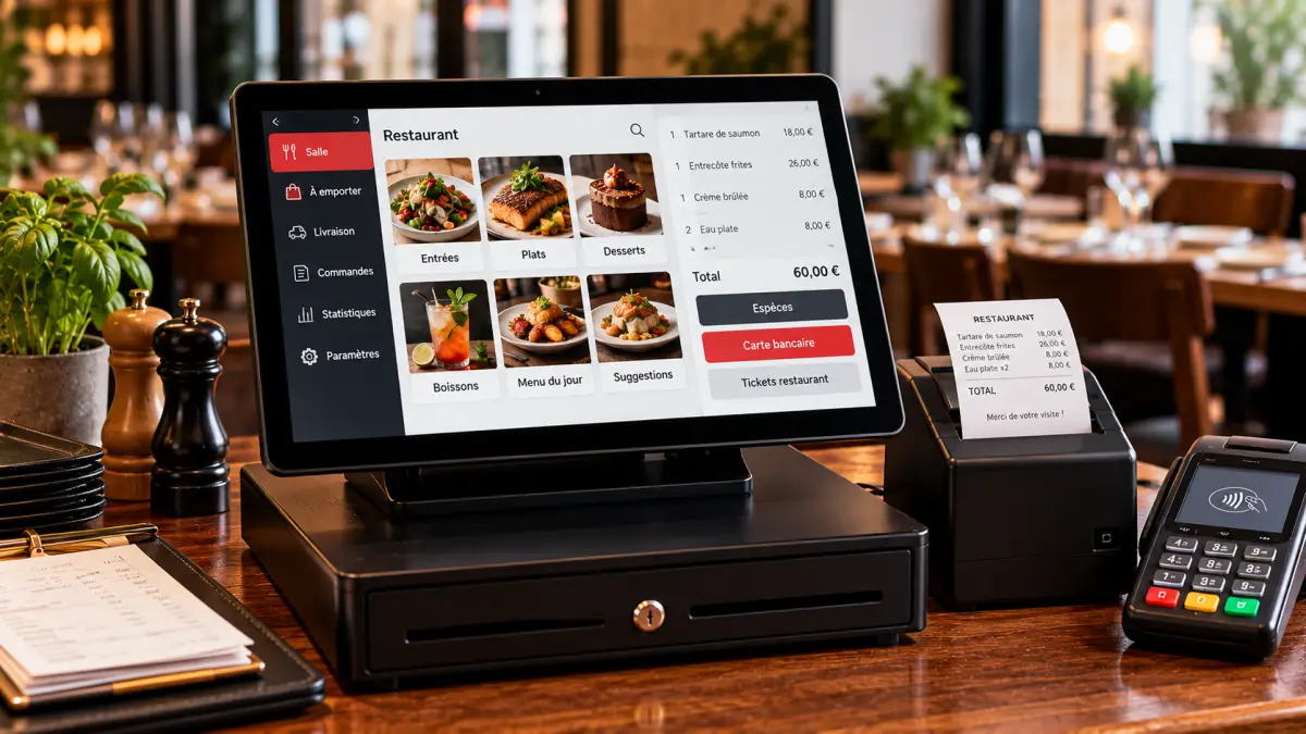 Logiciel de caisse restaurant : conformité, TVA et choix en 2026 - article FoodyParis