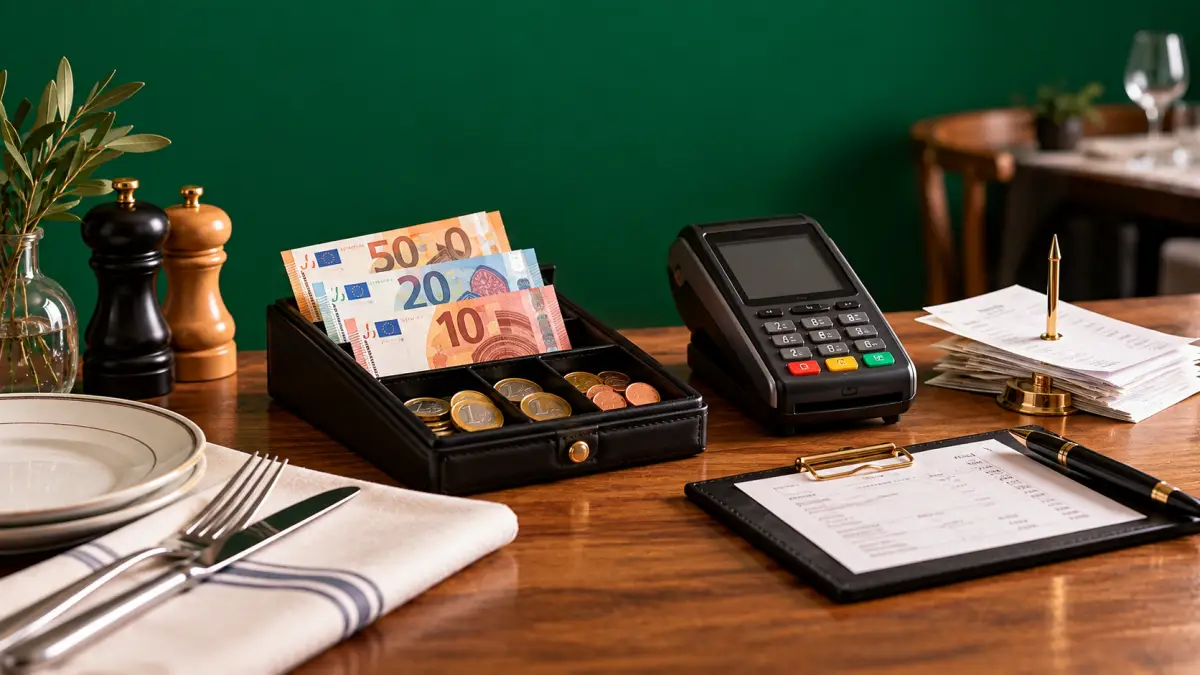 Encaisser les espèces en restaurant : dépôt, banque et règles - article FoodyParis