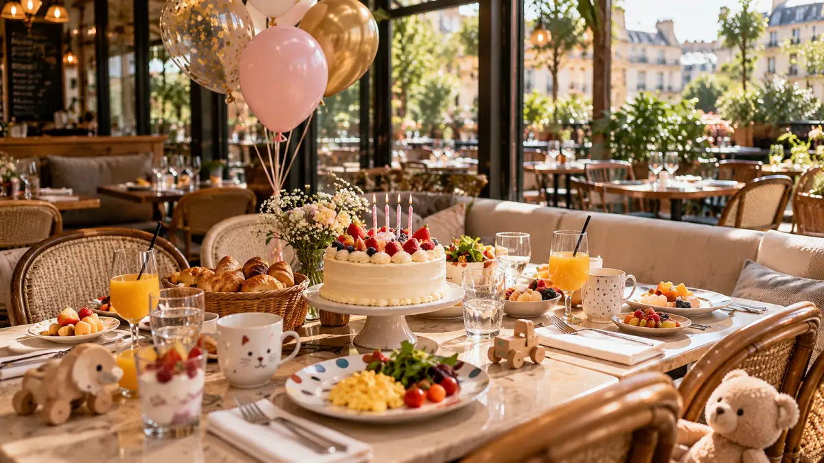 Brunch d’anniversaire avec enfants à Paris : horaires et accueil - article FoodyParis