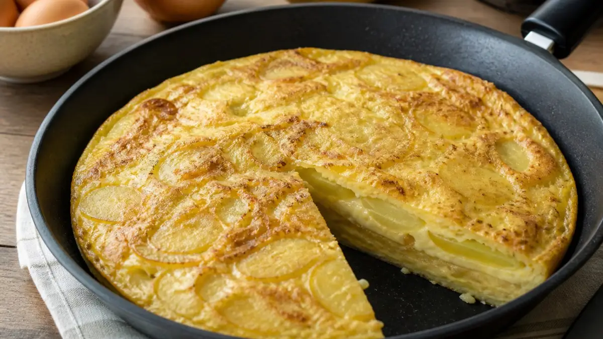 Omelette complète aux pommes de terre et au fromage - article FoodyParis