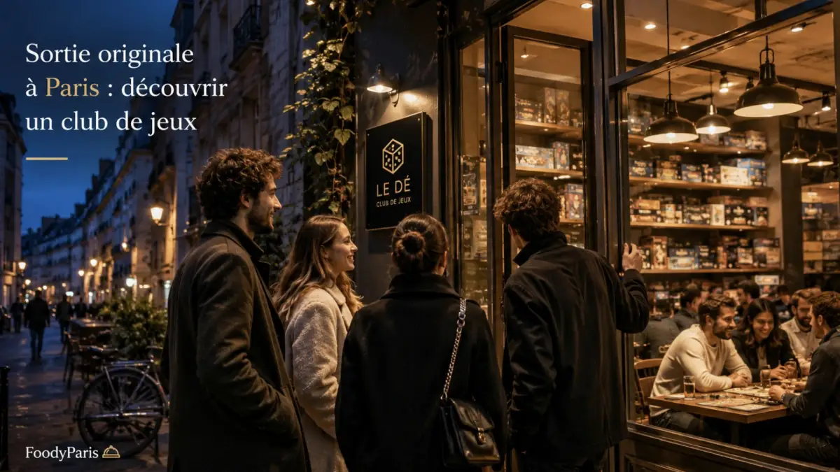 Sortie originale à Paris : découvrir un club de jeux - article FoodyParis