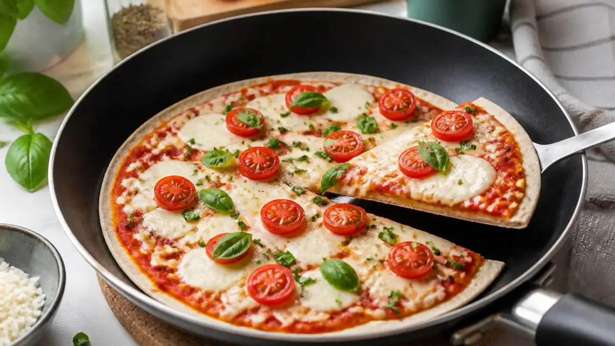 Tortilla pizza express à la poêle - article FoodyParis