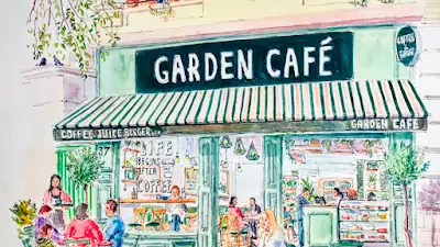 Garden Cafe, restaurant à Nice