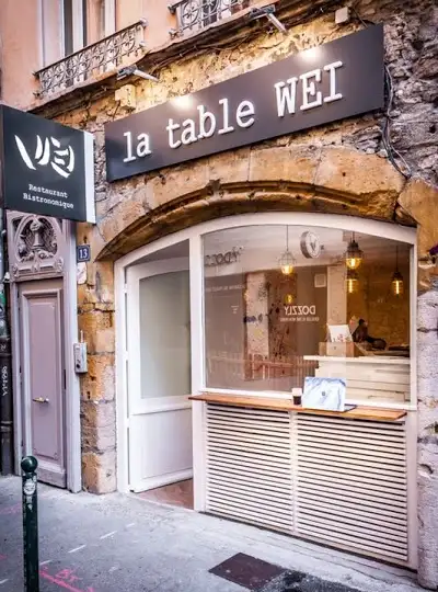 La Table Wei, restaurant à Lyon