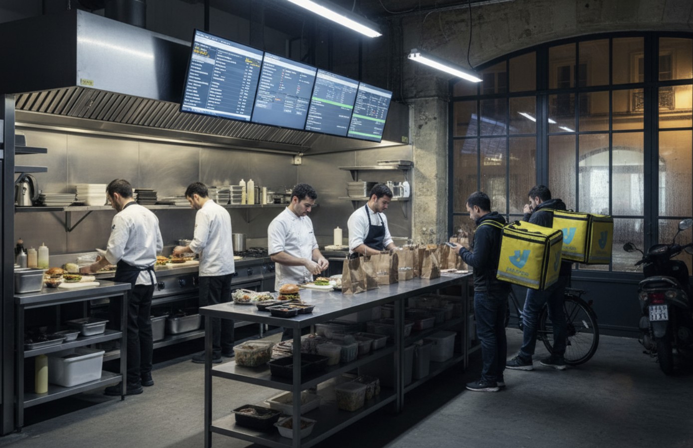 Dark Kitchens à Paris : Combien y en a-t-il, Comment Ça Marche et Ce que Ça Change