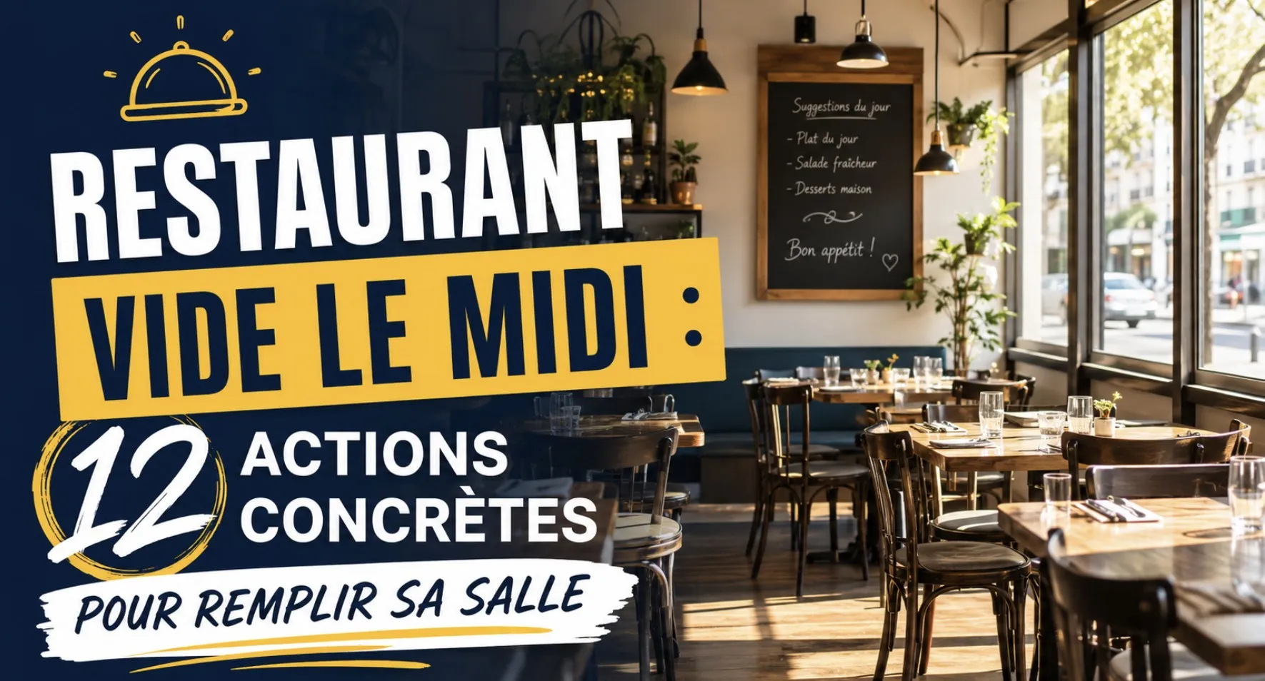Restaurant vide le midi : 12 actions concrètes pour remplir sa salle