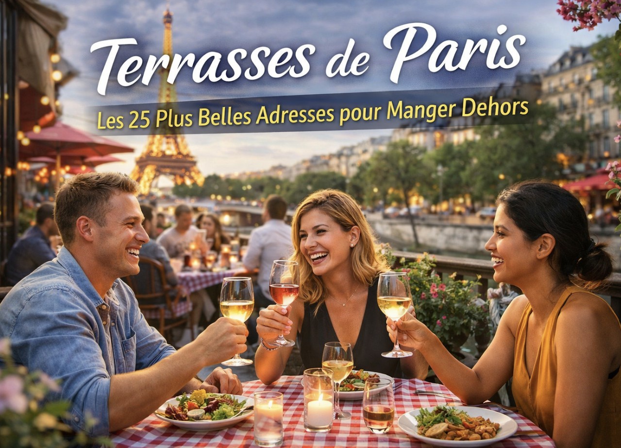 Terrasses de Paris : Les 25 Plus Belles Adresses pour Manger Dehors