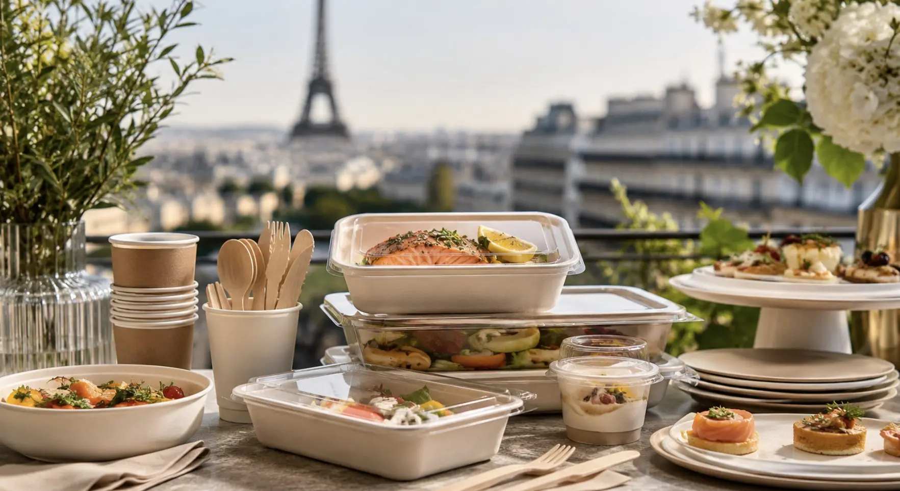 Vaisselle jetable : le poste que les restaurateurs parisiens achètent encore à l'aveugle