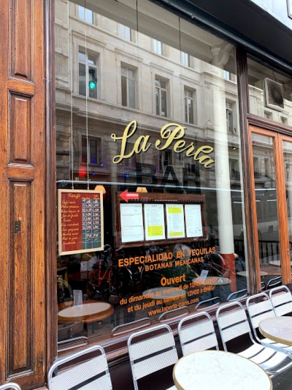 Le restaurant La Perla Bar Paris