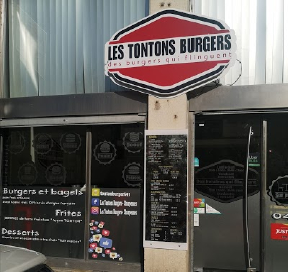 Le restaurant Tontons Burgers Charpennes